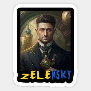 Zelensky Digital Artwork Sticker